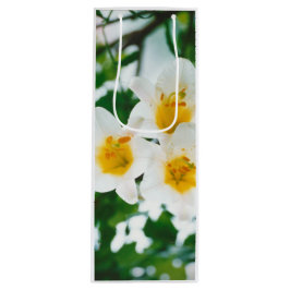 White Lilies - Lily Blume Lilium candidum Geschenktüte Für Weinflaschen