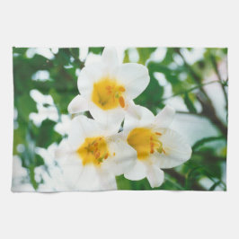 White Lilies - Lily Blume Lilium candidum Geschirrtuch