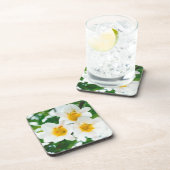 White Lilies - Lily Blume Lilium candidum Getränkeuntersetzer (Rechte Seite)