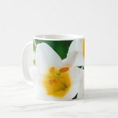 White Lilies - Lily Blume Lilium candidum Kaffeetasse (Vorderseite Links)