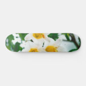White Lilies - Lily Blume Lilium candidum Skateboard (Horizontal)