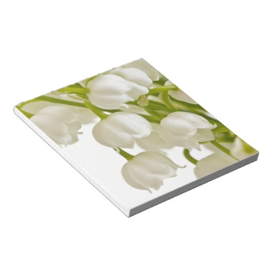 White Lilies Notizblock (angewinkelt)
