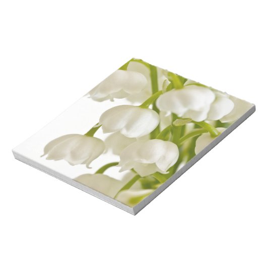 White Lilies Notizblock (Rotiert)