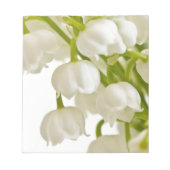 White Lilies Notizblock (Vorderseite)
