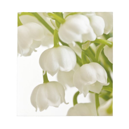 White Lilies Notizblock (Vorderseite)