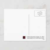 White Lilies Oaster Postcard Feiertagspostkarte (Rückseite)