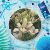 White Lilies Pappteller (Party)