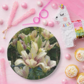 White Lilies Pappteller (Party)