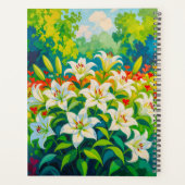 White Lilies Planner Planer (Rückseite)