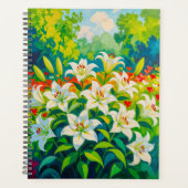 White Lilies Planner Planer (Vorderseite)