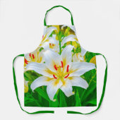 White Lily Apron Schürze (Vorderseite)