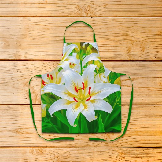 White Lily Apron Schürze