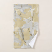 White Lily Blossom Glam 3a Badhandtuch Set (Handtuch)