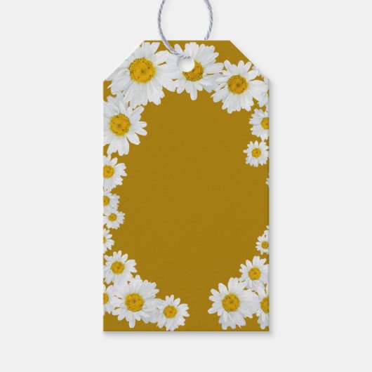 White Lily Custom Gift Tag Geschenkanhänger (Vorderseite)
