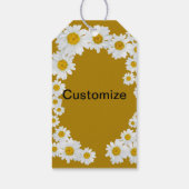 White Lily Custom Gift Tag Geschenkanhänger (Rückseite)