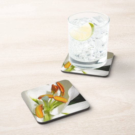 White Lily Getränkeuntersetzer (Rechte Seite)