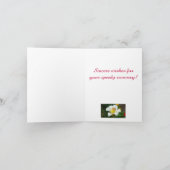 White Lily Karte (Innenseite)