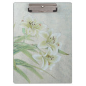 White Lily Klemmbrett (Vorderseite)