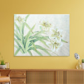 White Lily Leinwanddruck (Insitu (Wohnzimmer))