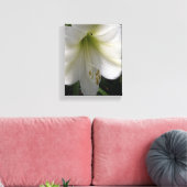 White Lily Leinwanddruck (Insitu (Wohnzimmer))