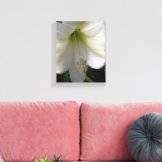White Lily Leinwanddruck (Insitu (Wohnzimmer))