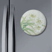White Lily Magnet