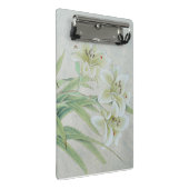 White Lily Mini Klemmbrett (Schrägansicht)