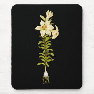 White Lily Mousepad