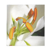 White Lily Notizblock (Vorderseite)