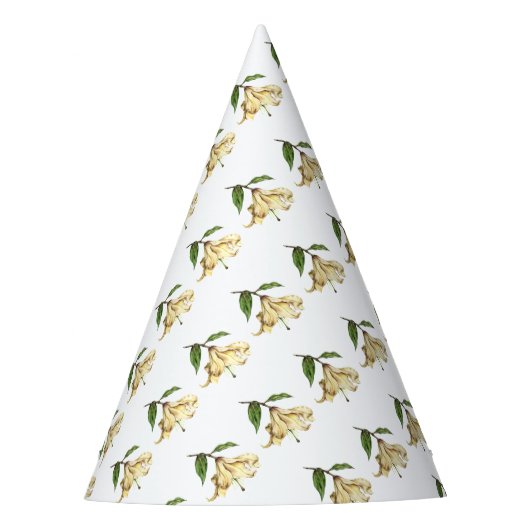 White Lily Partyhütchen (Vorderseite)