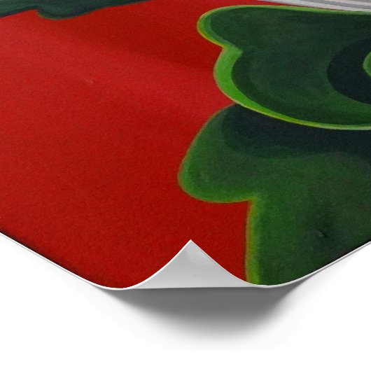 White Lily Poster (Ecke)