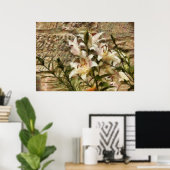 White Lily Poster (Heimbüro)