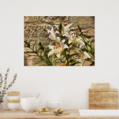 White Lily Poster (Küche)