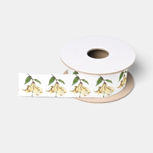 White Lily Satinband (Spule)