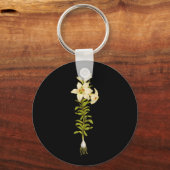 White Lily Schlüsselanhänger (Vorderseite)