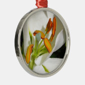 White Lily Silbernes Ornament (Rechts)