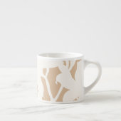 White Lily Silhouette Espressotasse (Rechts)