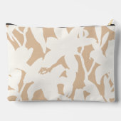 White Lily Silhouette Zubehörtasche (Rückseite)