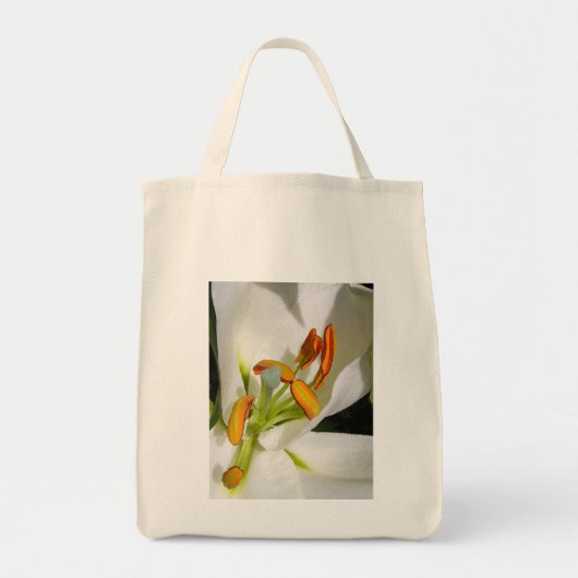 White Lily Tragetasche (Vorne)