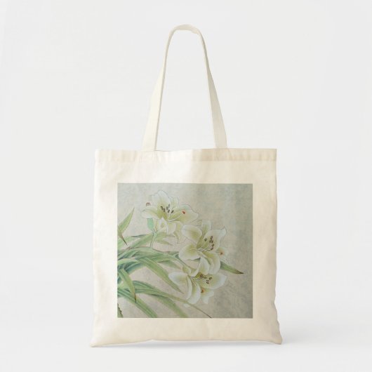 White Lily Tragetasche (Vorne)