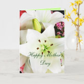 White Lilys_ Karte (Gelbe Blume)