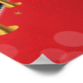 White Limo Red Tepet Hollywood Sweet 16 Party Poster (Ecke)