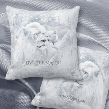 White Lion & Cub on Ice, f. Urlaub & Vater -