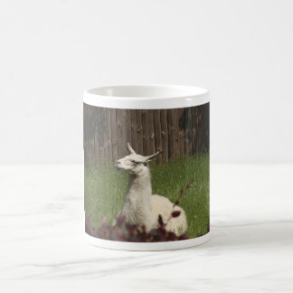 White Llama Verwandlungstasse