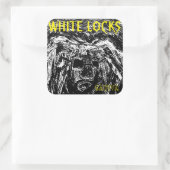 WHITE LOCKS SATIVA QUADRATISCHER AUFKLEBER (Tasche)