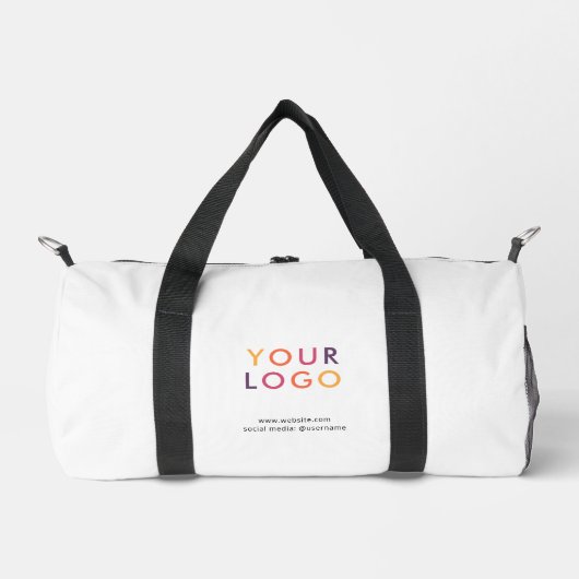 White-Logo Duffle Bag (Vorderseite)