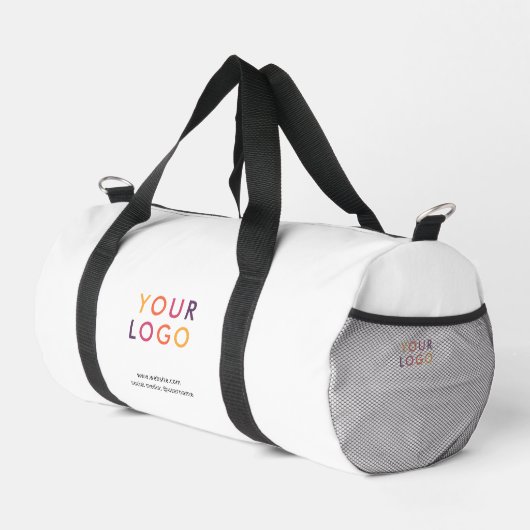 White-Logo Duffle Bag (Rechte Ecke)