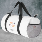 White-Logo Duffle Bag