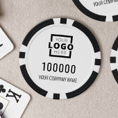 White-Logo Pokerchips
