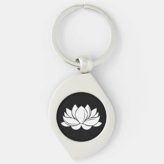 White Lotus Blossom Schlüsselanhänger